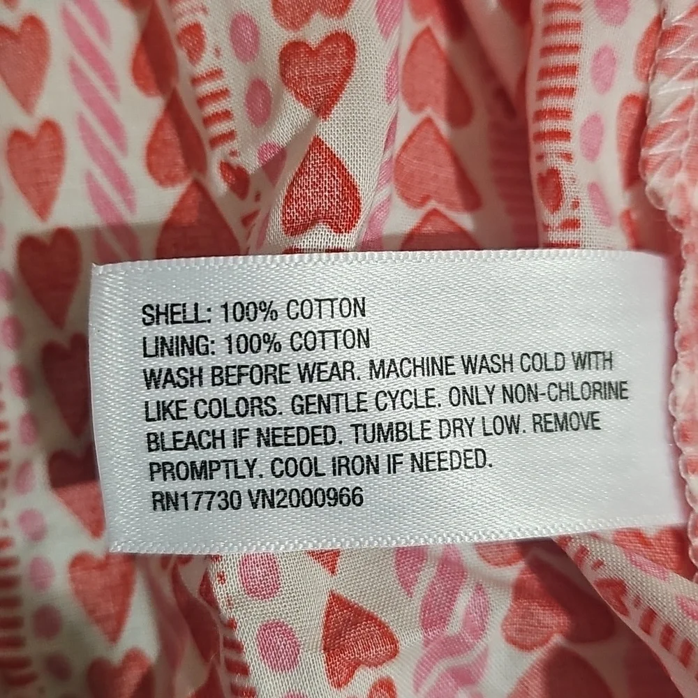 Cat & Jack Infant & Toddler Girls Pink & Red Hearts Tank Dress